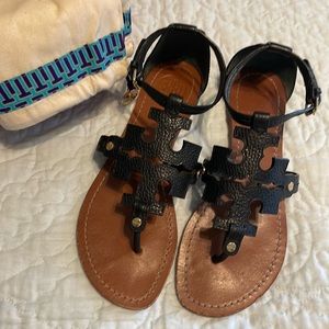 Tory Burch Phoebe black sandals 7.5